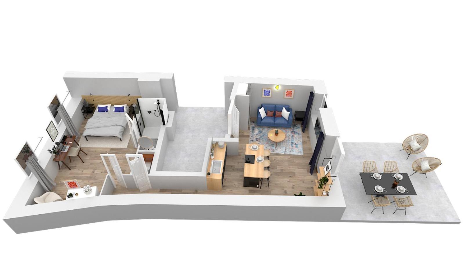 La Maison 44 - T2 - Clim, Terrasse, Garage, Via Rhona Montélimar Exteriör bild